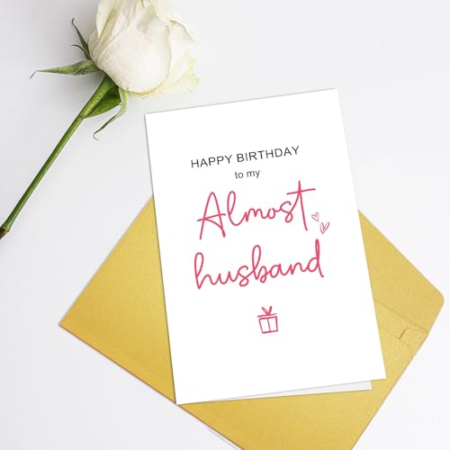 Romantic Birthday Card for Fiance - Perfect Gift for Future Husband
