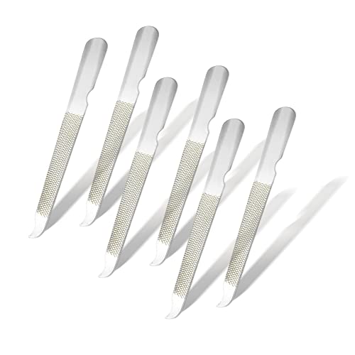 Stainless Steel Metal Nail File Double Sided Manicure Pedicure Tool