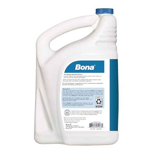 Bona PowerPlus Hardwood Floor Deep Cleaner Refill - 128 Fl Oz