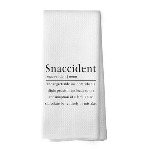 Funny Snaccident Kitchen Towels - Microfiber Hand Towels 16x24in