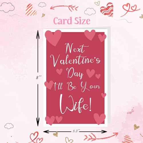 Funny Valentine's Day Card for Fiancé - Romantic Gift