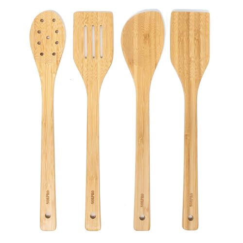 Norpro 12-Inch Bamboo Cooking Spoon - Lightweight & Durable