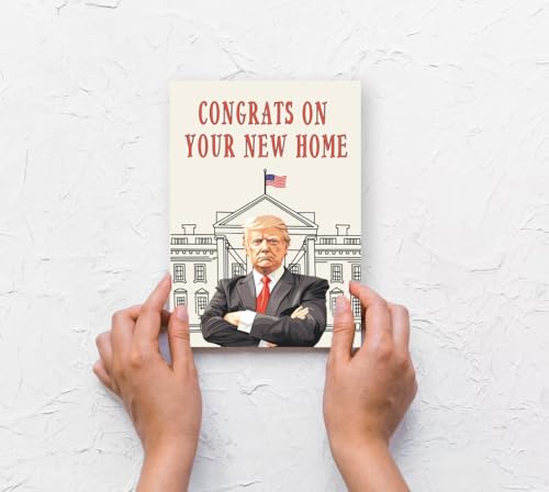 Funny Trump Housewarming Card for New Home Celebration
