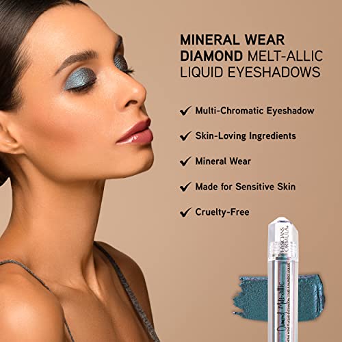 Physicians Formula Mineral Wear Diamond Metallic Liquid Eyeshadow - Beam of Blue