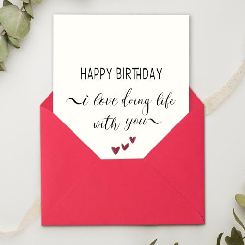 Romantic Birthday Card for Him or Her - FANCYLUCKY
