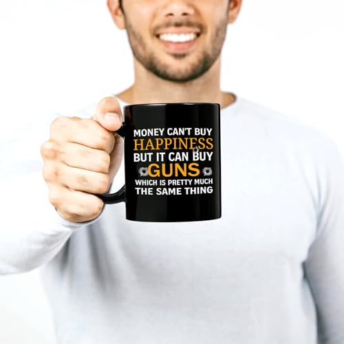 Gun Mug - 11Oz Coffee Cup for Hunting & Shooting Enthusiasts - Christmas Gift