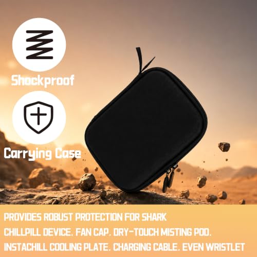 Portable Carrying Case for Shark ChillPill FA02X Fan - Waterproof & Organized