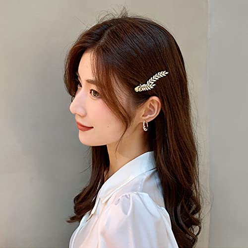 Crystal Duckbill Hair Clip Rhinestone Flower Tassel Barrettes