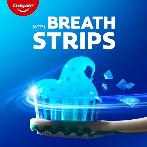 Colgate MaxFresh Fluoride Toothpaste Cool Mint 6.3 oz with Breath Strips