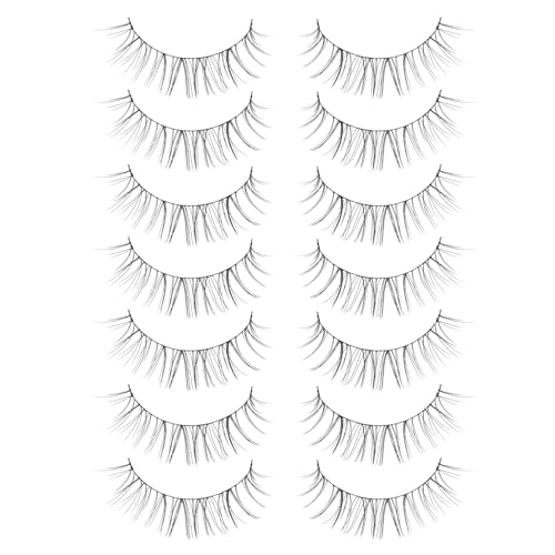 Onlyall Natural False Eyelashes Lightweight Strip Lashes P8