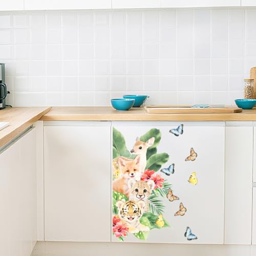 Forest Animals Furniture Decals - Removable Vinyl Stickers Set