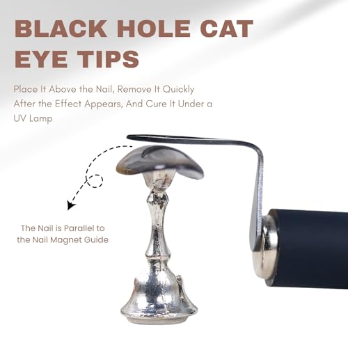 Black Hole Cat Eye Nail Magnet Tool Set for Gel Polish