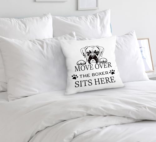 Dog Boxer Decorative Pillow Cover 18x18 - Gifts for Dog Lovers