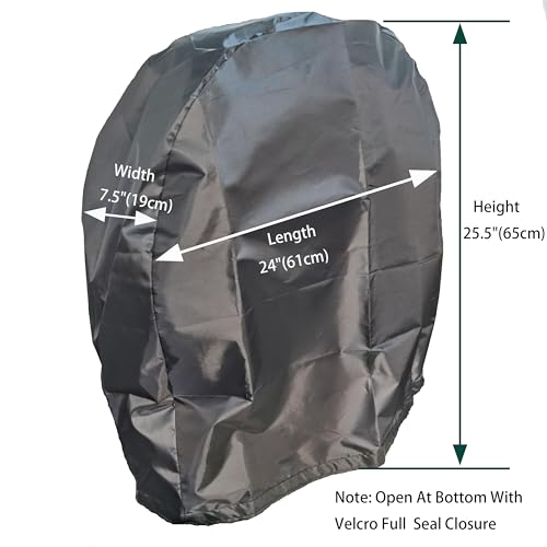20-Inch Dust Cover for Floor Fans - Waterproof and UV Resistant