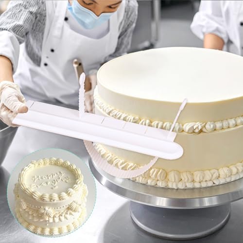 Adjustable Cake Arc Ruler & Fondant Decorating Arch Guide Tool - 2 Set