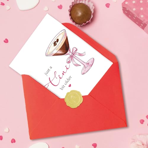 Funny Birthday Card for Women - Just a Tini Bit Older (AM-457)
