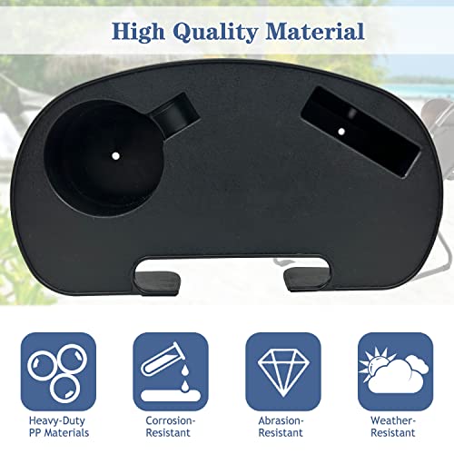 Zero Gravity Chair Cup Holder Tray with Phone Slot - Durable & Portable