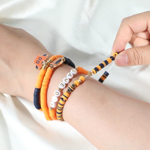 10-Pack Stackable Rainbow Friendship Bracelets for Women