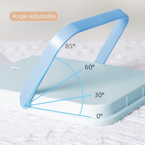 LeaOcaao 6.7-Inch Green Desk Makeup Mirror with U-Shaped Bracket