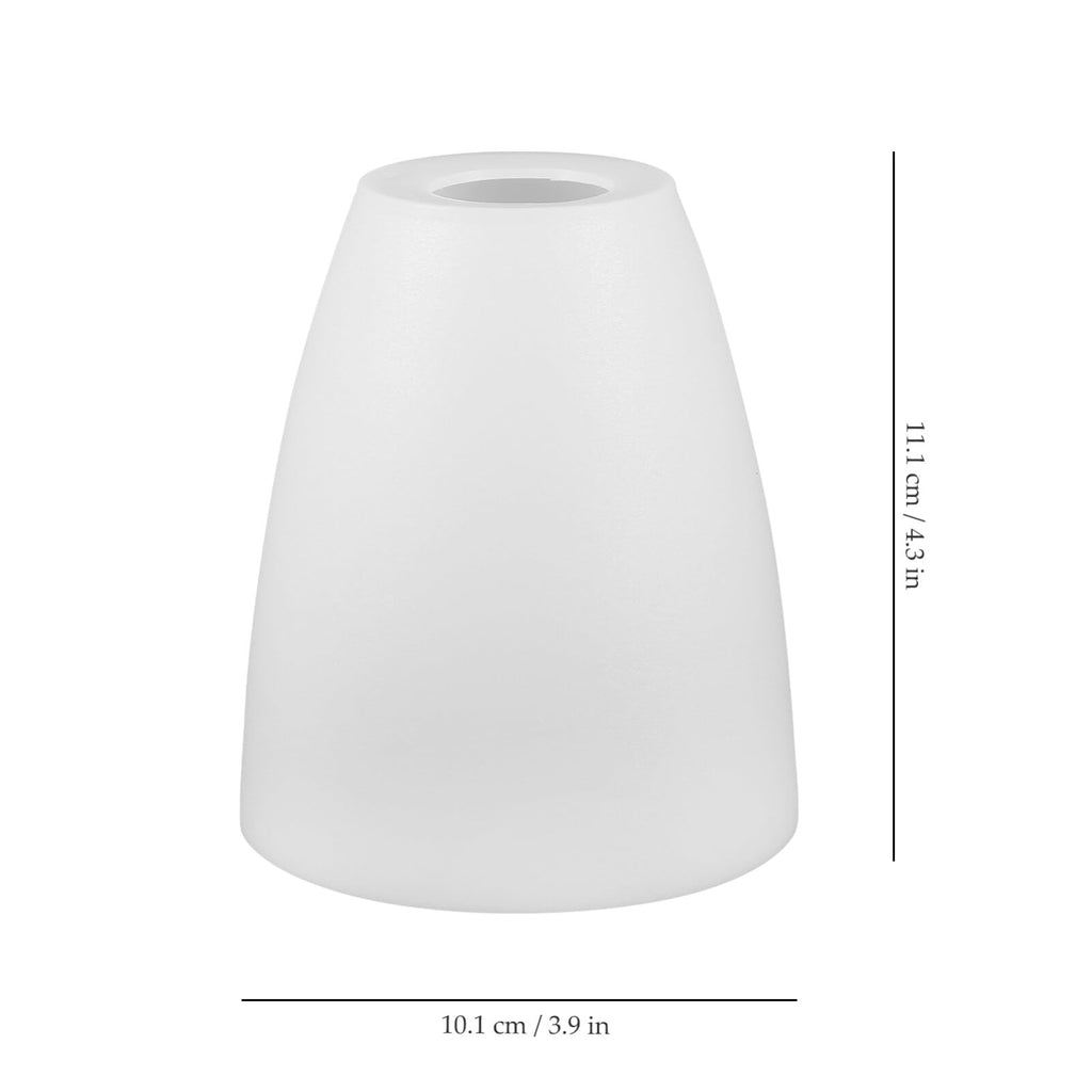 Holibanna Table Lamp Shade Replacement 4-Pack Plastic Flat Head Lamp Cover Dome Shape Light Shades for Bedroom Living Room Home Lighting