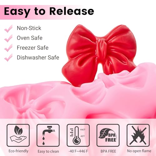 Strawberry Silicone Fondant Molds Set - 4Pcs for Baking & Crafts