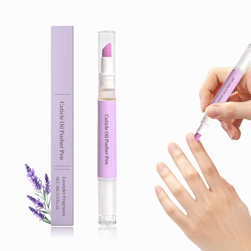 Ceramic Cuticle Pusher and Nourishing Oil Pen for Nail Care