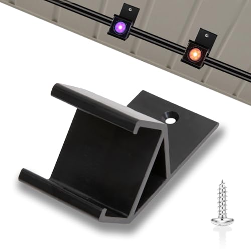 DNShorix 45° Angle Light Clips for Govee Outdoor Lights (108 Pack) - Weatherproof Fasteners for Eaves