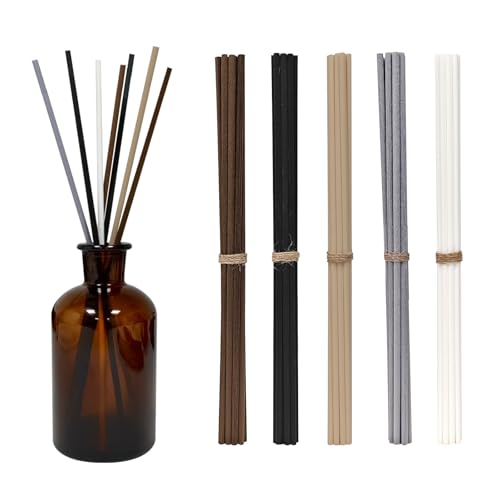 10-Inch Reed Diffuser Replacement Sticks - 60 Pcs Mixed Colors