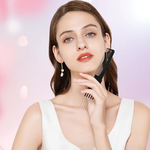 ZEYIYER 2PCS Teasing Comb with Metal Prong Pick for Hair Styling