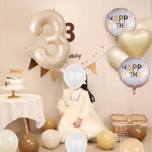 20th Birthday Decorations - 15 Pcs Foil & Latex Balloon Set