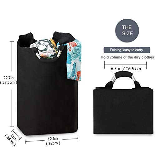 Visesunny Multi26 Hippo Bear Laundry Hamper - Waterproof Oxford Fabric, Large Capacity