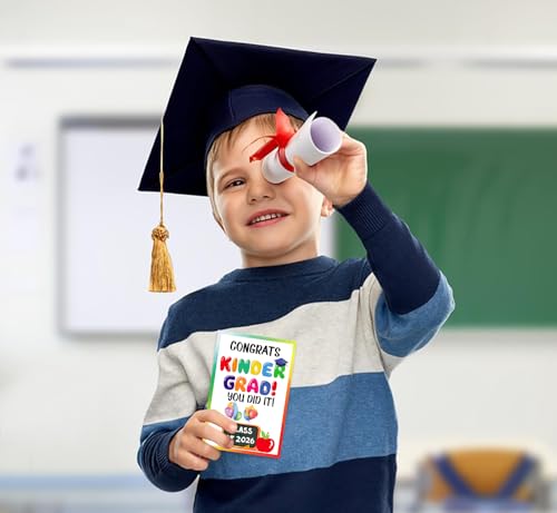Kindergarten Graduation Card Class of 2026 with Envelope
