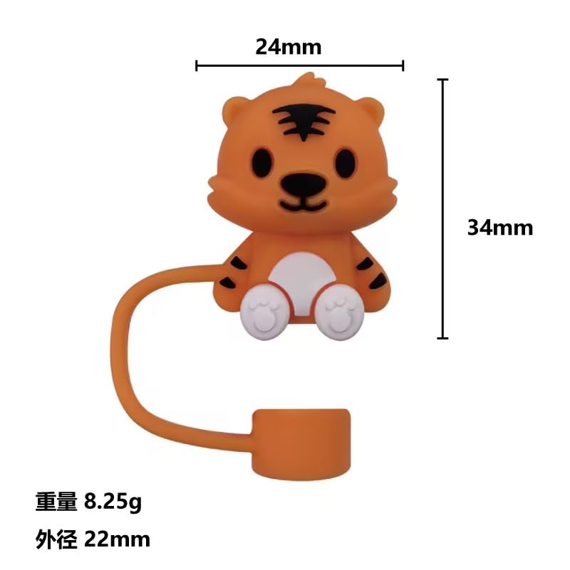 Silicone Straw Cover for Stanley 40 & 30 Oz Tumblers - Cute Cap Topper