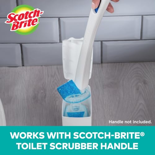 Scotch-Brite Toilet Scrubber Refills - 10 Pack for Deep Cleaning