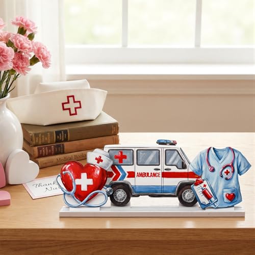 Nurse Appreciation Wooden Tabletop Sign for Decor