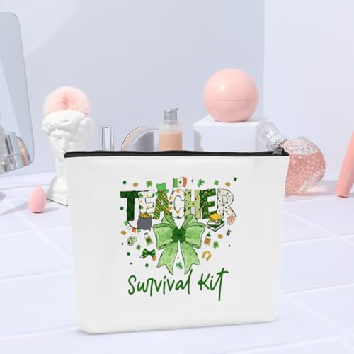 Teacher Makeup Bag - Appreciation Gift Cosmetic Travel Pouch Organizer