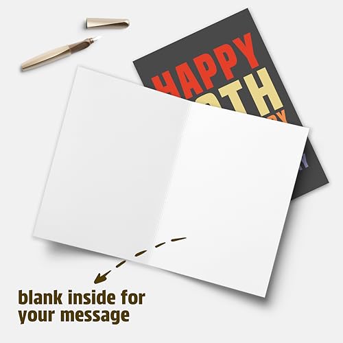 Witty 40th Birthday Card for Men & Women - Unique Gift Idea