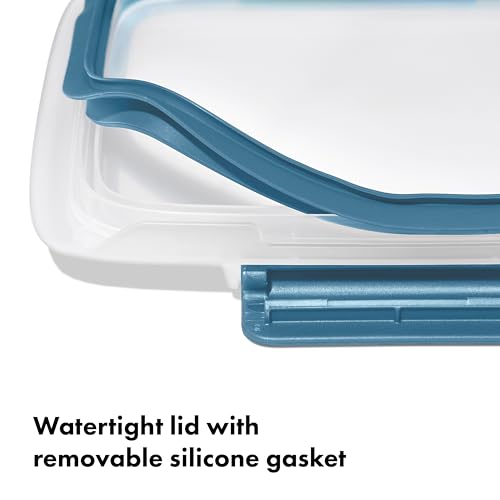 OXO Good Grips Slim Food Storage Container - 1.8 Cups, Ocean Blue