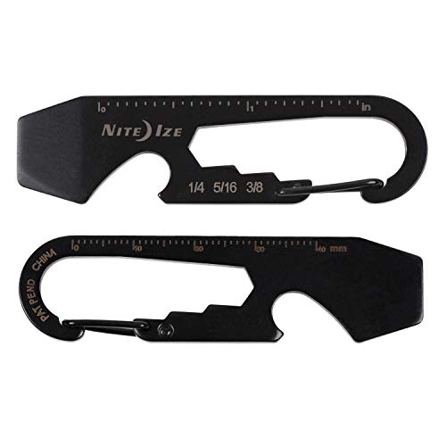 Nite Ize DoohicKey Keychain Multi Tool - 5-in-1 Stainless Steel, 1 Count