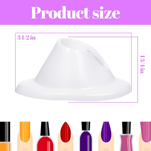 Silicone Nail Polish Bottle Holder 2PCS Anti-Spill Stand