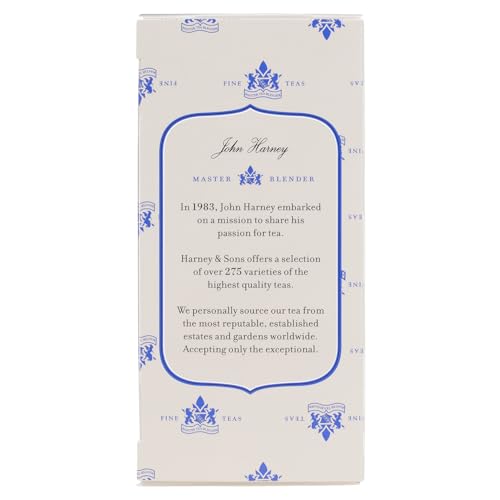 Harney & Sons Paris Black Tea, Box of 20 Teabags | Fruity Vanilla & Caramel Blend with Hint of Lemony Bergamot