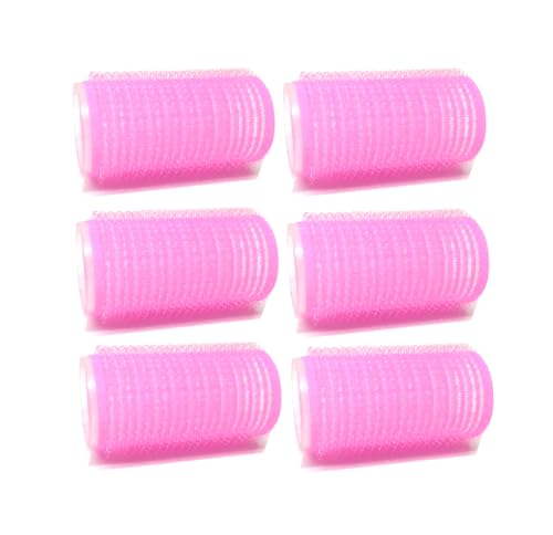 THE UM24 Small Self-Grip Hair Curlers Rollers 6-Piece Set for Salon & Home