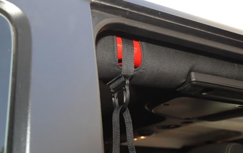 Jeep Wrangler Roll Bar Coat Hook Kit - 4-Pack for 1997-2026 Models