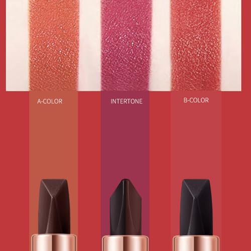 Domality 3-in-1 Butterfly Lipstick - Long-Lasting Matte Lip Color