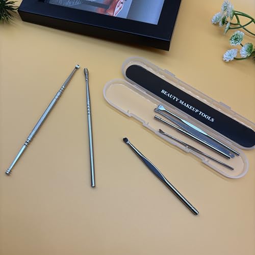 KISTARCH 7-Piece Stainless Steel Earwax Removal Kit with Storage Case