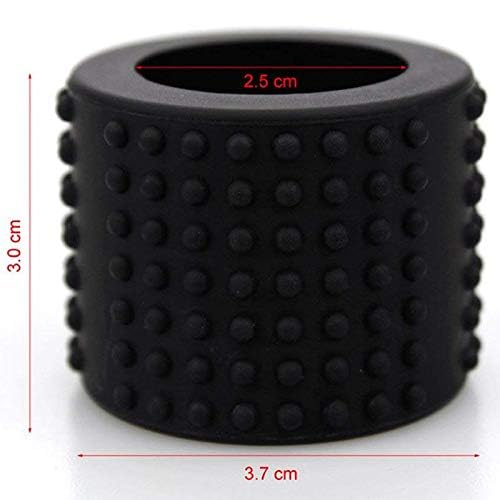 Black Silicone Tattoo Grip Cover 25x30mm for Pen Machines