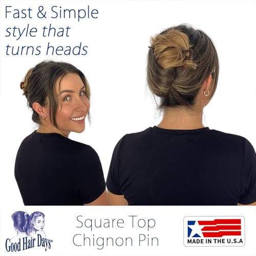 Good Hair Days 4.75 Inch French U Pin for Secure Updos & Chignons