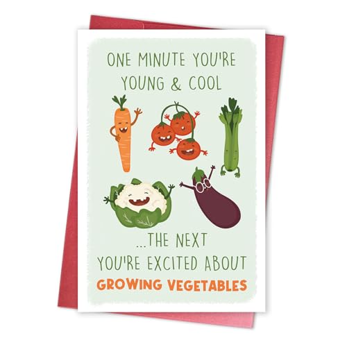 Funny Gardener Birthday Card - Humorous Gift for Garden Lovers