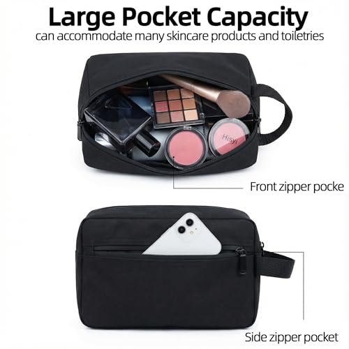 DSYSC Water-Resistant Travel Toiletry Bag & Makeup Pouch for Men and Women