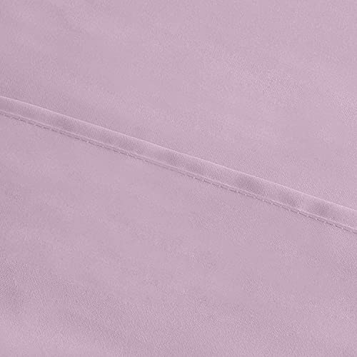 King Size Pillow Cases Set of 2 - Ultra Soft Microfiber, Lavender